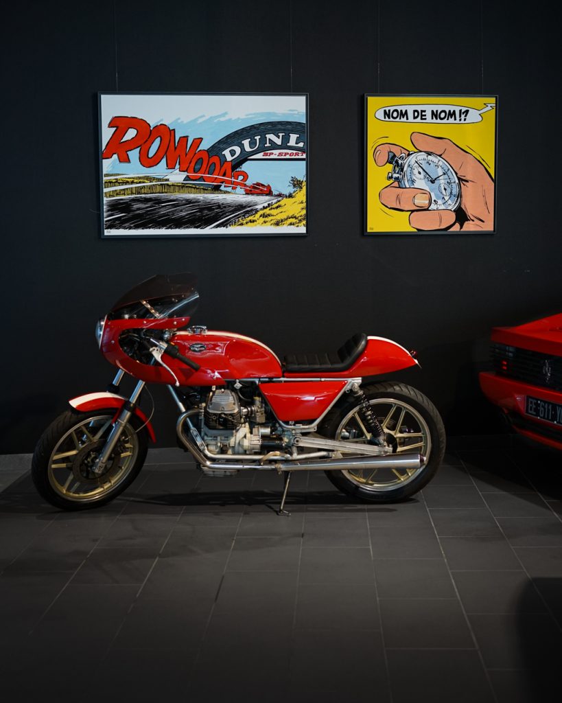autos motos oeuvres d'art michek vaillant mecanic gallery villefranche lyon